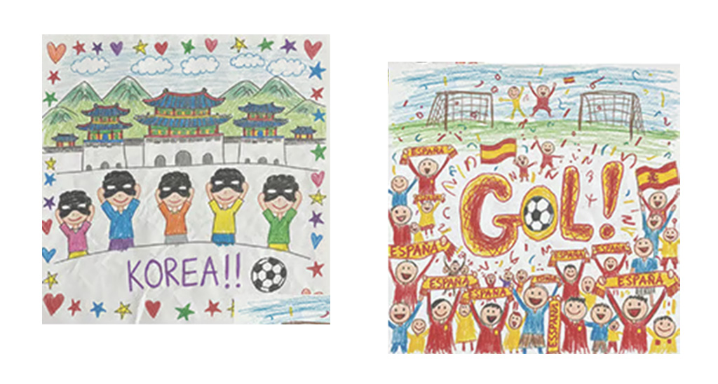 lustraci&oacute;n del concurso de dibujo infantil The Greatest Cheer rumbo al Mundial 2026